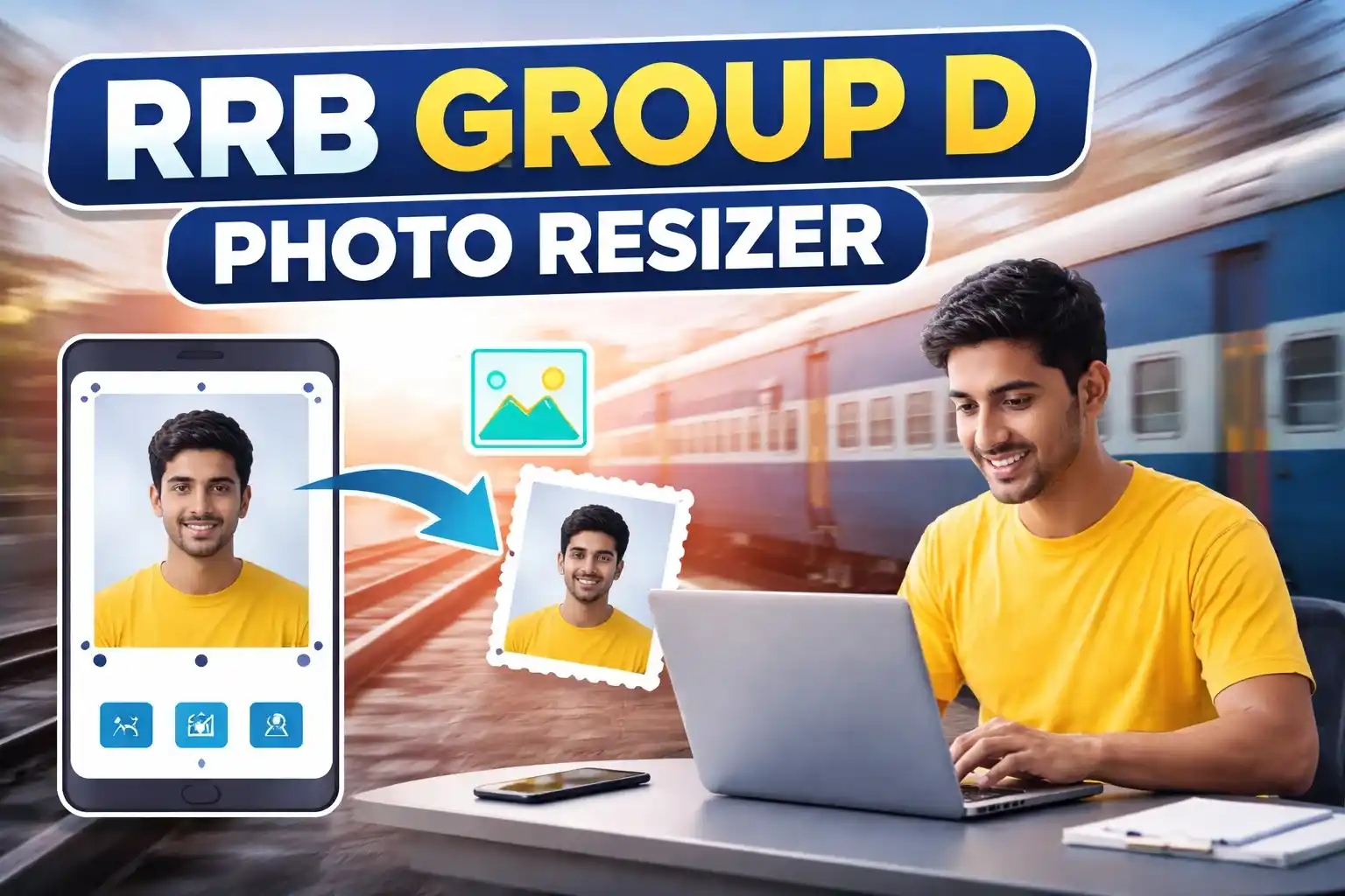 RRB Group D Photo Resizer