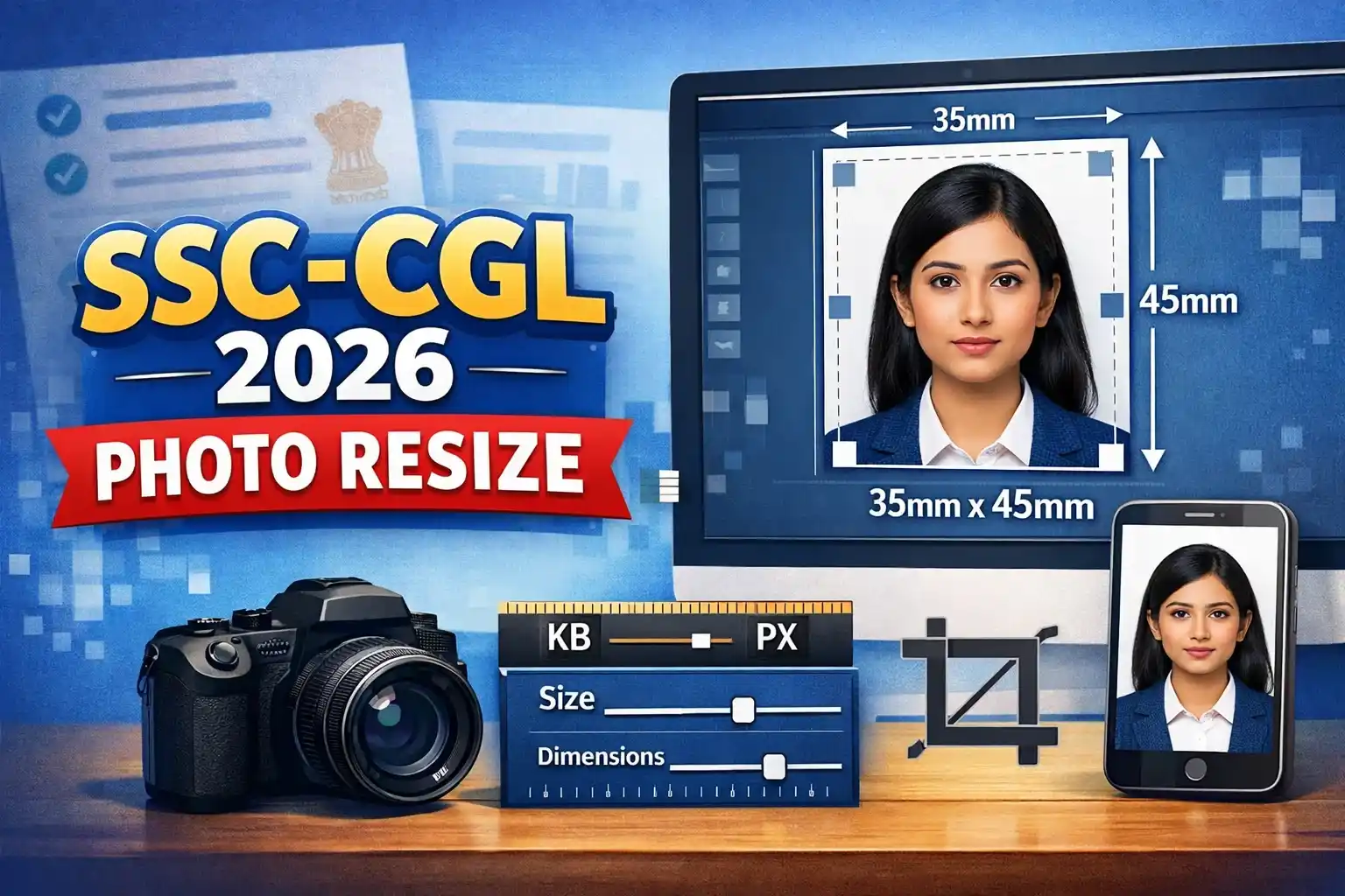 SSC CGL 2026 Photo Resize 20KB 50KB Guide
