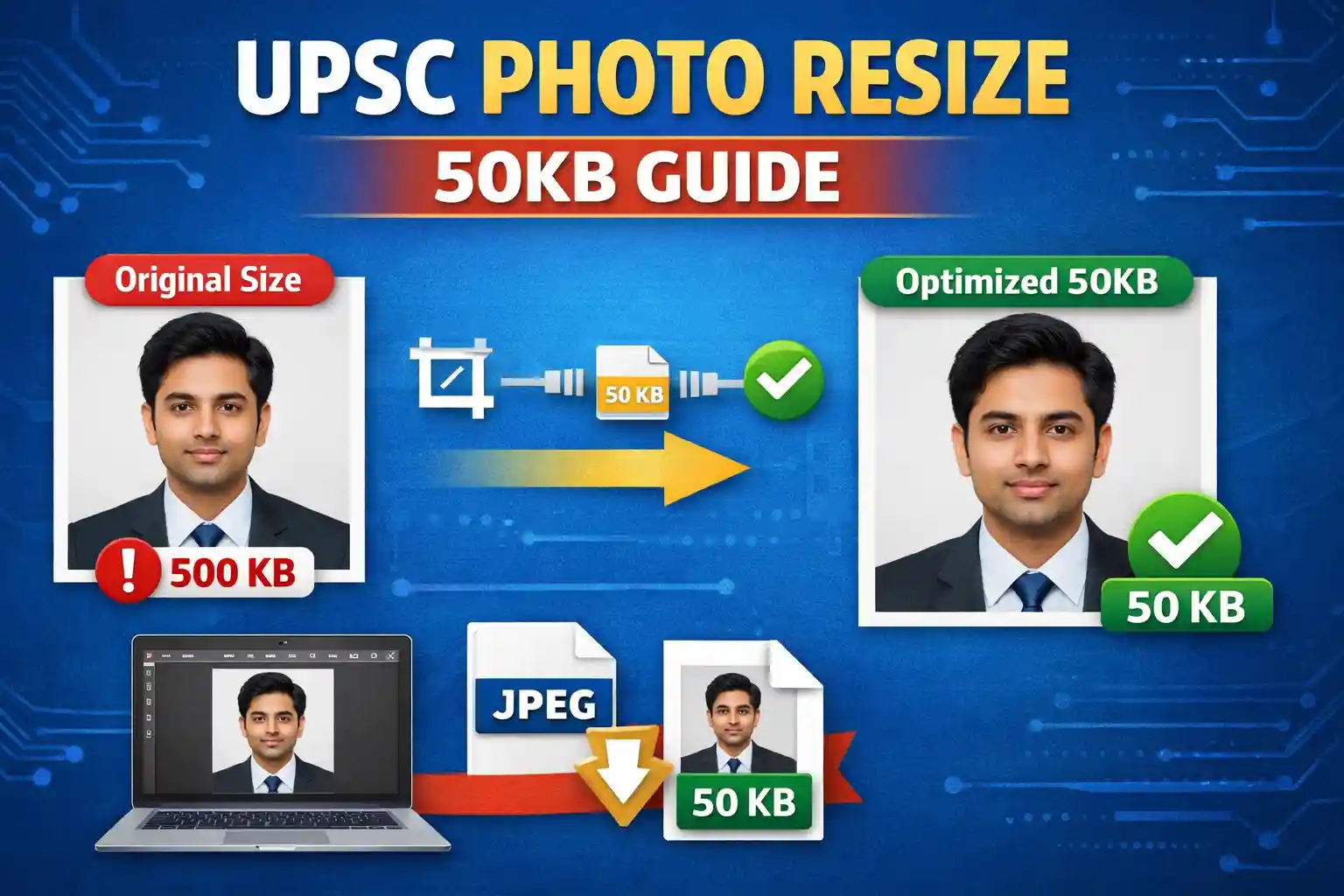 UPSC Photo 50KB Guide